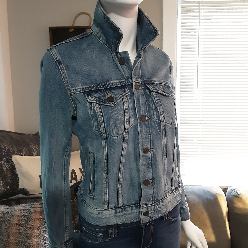 Lucky Brand jean jacket size exrtra small womens - Picture 2 of 11